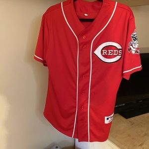 Reds baseball jersey